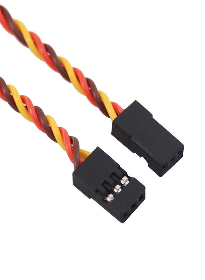 OliRC 10pcs Servo Extension Cable Lead Twisted Wire 10cm 30cords 26awg Male to Male Plug for JR Futaba (C59-10) - Image 3